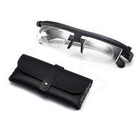 PETSBURG Adjustable Focus Reading Glasses, Adjustable Focus Glasses near and Far Sight, Vision Adjustable Glasses, Dial Vision Eyeglasses, Focal Adjustable Glasses with Box (1pcs)