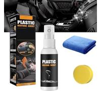 PETSBURG Decal Restore Agent, Decal Restore Agent for RVs, Decal Restorer and Protectant, Plastic Leather Restorer for Cars, Scratch Repair Wax For Car, Perfect for RV Car Dashboard Seats (1set)