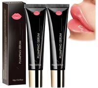 PETSBURG Plumping Serum Oil, Lip Oil Plumper, Lip Boosting Serum, Natural Lips Plumping Serums, Instant Volumizing Lip Plumping Gloss,Reduce Fine Lines,Moisturizing,Non-Sticky (2pcs)