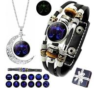 PETSBURG Spiritio Zodiac Leather Bracelet | Zodiac Signs Spirit Bracelet | Spirilet Bracelet Zodiac Manifestation | Multilayer Adjustable Zodiac Spirit Bracelet for Manifestation (Libra)