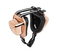 PetsEar Dog Ear Muffs for Noise Protection - 29dB NRR - Anxiety Relief - Adjustable & Lightweight, Pets Noise Reduction for Fireworks/Thunderstorms/Travel(Gold,S)