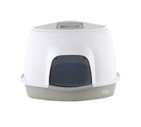 Petsentials Corner Cat Litter Tray With Hood