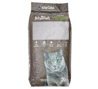 Petsentials Super Clumping Cat Litter (20L) with Activated Carbon | Ultra Absorbent Bentonite Clay Fomula | Fast Clump, Low Dust Litter