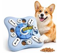 PetSetGo Interactive Dog Puzzle Feeder, Boredom Buster, Dog IQ Toy for Mental Stimulation and Brain Activity, Dog Toy for Boredom (Blue, Puzzle)