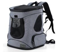 Petsfit Pet Backpack Carrier with Upgrade Waist Cushion Design to Better Fit The Waist, Suitable for Small and Medium Cats, and Rabbits up to 18 Pounds