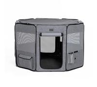 Petsfit Portable Dog Playpen for for Large Dogs/Cat/Rabbit/Chick, with Water Bottle Holder and Carrying Case, for Travel/Indoor/Outdoor Use, Large (45.5"x45.5"x28.5")
