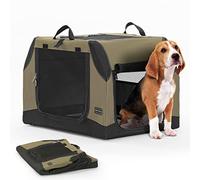 Petsfit Soft Dog Crate for Medium Dogs up to 20kg - Foldable Travel Pet Carrier with Breathable Mesh, Easy Assembly, Car-Friendly, Portable Indoor Outdoor Puppy Crate for Car Boot, Vet Visits & Home