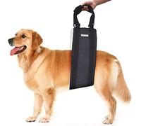 Petslucent Dog Carrier Sling for Back Legs, Pet Leg Lifter Hip Back Support Help Em Up Harness for Medium & Large Dogs Senior, Injured, Disabled and After ACL Surgery for Canine Aid (Black)