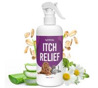 Petsly Medicated Itch Relief Spray for Dogs & Cats with Aloe Vera - 500ml - Antibacterial, Antifungal & Fast-Absorbing, Trusted No-Sting Formula for Skin, Paws & Ears - PETA Approved - Made in Germany