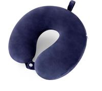 PetsmartTech Travel Pillow,Super Lightweight Portable Headrest Great for Airplane Chair,Car,Home,Office,Sleeping Rest Cushion (Navy Blue)