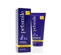 Petsmile Professional Pet Toothpaste | Cat & Dog Dental Care | Controls Plaque, Tartar, & Bad Breath | Only VOHC Accepted Toothpaste | Teeth Cleaning Pet Supplies (London Broil, 2.5 Oz)