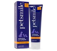 Petsmile Professional Dog Toothpaste | VOHC Approved Clinically Proven Plaque and Tartar Control Toothpaste | Made in USA, Human Grade Ingredients Healthier Mouth Fresher Breath (Say Cheese, 4.2 Oz)