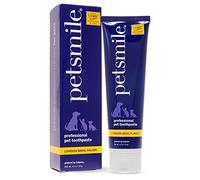 Petsmile Professional Dog Toothpaste | VOHC Approved Clinically Proven Plaque and Tartar Control Toothpaste | Made in USA, Human Grade Ingredients Healthier Mouth Fresher Breath (London Broil, 4.2 Oz)