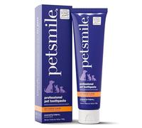 Petsmile Professional Dog Toothpaste | VOHC Approved Clinically Proven Plaque and Tartar Control Toothpaste | Made in USA, Human Grade Ingredients Healthier Mouth Fresher Breath (Say Cheese, 4.2 Oz)