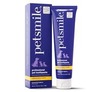 Petsmile Professional Dog Toothpaste | VOHC Approved Clinically Proven Plaque and Tartar Control Toothpaste | Made in USA, Human Grade Ingredients Healthier Mouth Fresher Breath (London Broil, 4.2 Oz)