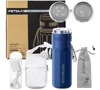 PETSMYA Insulin Cooler Travel Case TSA Approved 4-7 Medical Pens,Medication Cooler for Travel with Stainless Steel Ice Ring,Electric Cooling Diabetes Travel Case for All Insulin Pen Models (Blue)