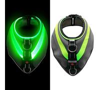 PetSol Ultra Bright LED Dog Harness Coat USB Rechargeable Lithium Battery. Warmth & Protection During Winter. Extra Visibility & Safety (Small)