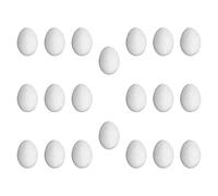 PETSOLA 20 Pieces Solid Simulation Pigeon Eggs Supply for Birds for Pigeon Hatching