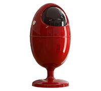PETSOLA 22L Garbage Bin Waste Basket with Wheels Double Layer Simplistic Accessory Sturdy for Office Living Room Kitchen, Red