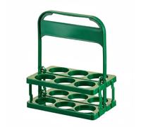 PETSOLA 6 Bottle Carrier 6-Bottle Carrier Lightweight Drink Storage for Sing-Along, Green, Green, Small Approx. 300ml