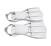 PETSOLA Adjustable Spring Strap Fins Comfortable Scuba Dive Fins Aerodynamic Snorkeling Flippers for Deep Sea , White , XS/S 35-38