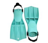 PETSOLA Adjustable Spring Strap Fins Comfortable Scuba Dive Fins Aerodynamic Snorkeling Flippers for Deep Sea , Cyan , L/XL 43-46