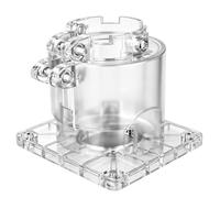 PETSOLA Angle Grinder Adapter Router Base Conversion with Clamp Screws Clear Cylindrical Guard Metal Fixing Square Glide Plate Suitable for workshops DIY Projects Carpentry