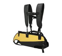 PETSOLA Backpack Adjustable Pet Carrying Outdoor Carrier Tote Legs Out Front Cat Backpack Oxford Cloth Breathable Mesh Comfortable Dou, Black Yellow, M