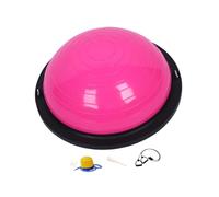 PETSOLA Balance Ball for Kids Exercise Balance Pod Nonslip Core Stability Half Dome Pilates Workout Squat Enhance Coordination Strength Flexibility Suitable F, Pink