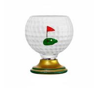 PETSOLA Ball Spirits Glass Drinking Cup Hand Painted Glass Easy to Clean Drinkware for Party, Hand-Painted Decompression Golf Ball Cup