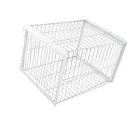 PETSOLA Cage Heavy Duty Easy to Assemble Single Way Entry Automatic Pigeon Collector for Chicken Farms, 2 Entrance