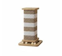 PETSOLA Cat Scratching Sofa Cat Lounger Cat Scratcher Bed Cat Furniture Cat Toy With Corrugated Paper Layer And Bamboo For Claw Maintenance And Play suitable for indoor cats quiet corners