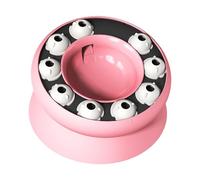 PETSOLA Cat Slow Feeder Elevated Bowl, Eating Diet Pet Food Bowl, Pink