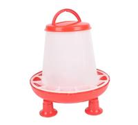 PETSOLA Chicken Feeder Automatic Food Dispenser Bucket Water Container Bird Bowl Sturdy Construction Large Capacity Easy to Fill Suitable for, 3kg Feeder