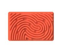 PETSOLA Children Sensory Board Silicone Fidget Board Sensory Press Board Activity Board Quiet Toy Textured Pathways For Focused Hand Play Suitable for homework travel classroom downtime , Orange