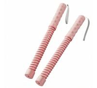PETSOLA Cordless Training Ropes Ergonomic Cordless Fitness Spring with Weighted Handles Space-Saving Workout Equipment for Beginners, Pink, Second Generation Battle Rope - Pink Without Weight Block