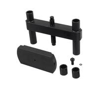 PETSOLA Cylinder Sleeve Installer Cylinder Liner Installation Kit Adapter Crossbar Guide Tubes Press Screw Curved Block Compact Heavy Duty Iron Suitable for ISX X15 Engine Overhaul Shop