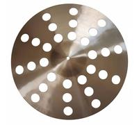 PETSOLA Cymbal Percussion Instrument Drum Cymbal Polished Bronze Drumkit Accessory High Impact Function Distinct Look Suitable for School Bands Professional Gigs, 18 Inch 45.8cm