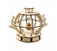 PETSOLA Educational Seismic Alarm Kit Wooden Model STEM Project With Round Base Support And Curved Side Pieces Learning Suitable for classroom teaching student experiments home study
