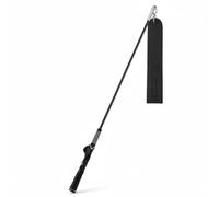 PETSOLA Golf Aid Golf Training Tool Weighted Swing Practice Club With Adjustable Resistance Suitable for timing tempo practice release training body motion work, Black