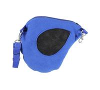 PETSOLA Hamster Travel Carrier, Holder, Adjustable Shoulder Strap,Portable Outgoing Bag,Shoulder Bag for Walking,Outdoor Use,Shopping, Blue