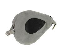 PETSOLA Hamster Travel Carrier, Holder, Adjustable Shoulder Strap,Portable Outgoing Bag,Shoulder Bag for Walking,Outdoor Use,Shopping, Grey