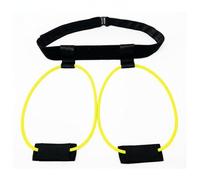 PETSOLA Hip Belt Resistance Bands Waist Belt Resistance Bands Comfortable Padding Glute Workout Band System for Beginners, Travel, Yellow, 10LB