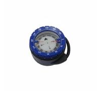PETSOLA Hose Mount Compass Night Use Dive Compass High Precision Marine Gear for Outdoor Travel, Blue, Tube Buckle Compass