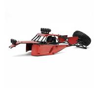 PETSOLA Industrial Car Body RC Shell Frame Alloy Housing Lightweight Structure Upgrade Replacement Cage Suitable for Hobbyists and Crawling, Red