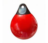 PETSOLA Inflatable Marine Teardrop Buoy PVC Water Marker Sturdy Float Shape Visible Aid for Ship Reservoir Water Navigation, Red, 29X35CM