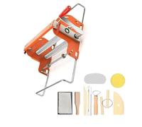 PETSOLA Manual Clay Roller Pottery Machine Slab Roller Ceramic Sheet Maker Consistent Results Hand Crank Suitable for Professional Ceramists Studio Production