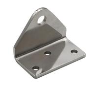 PETSOLA Marine Bracket Mount 316 Stainless Steel Boat Shaped Triangular Right Angle Support Bracket with Pre Drilled Holes for Yachts Boats and Vessels