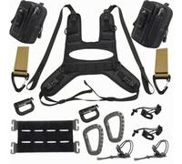 PETSOLA Motorcycle Tank Vest Harness Heavy-Duty Motorcycle Tank Harness with D-Rings Universal for Motorcyclists, style to 2