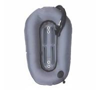 PETSOLA Nylon Diving Wing Scuba Buoyancy Compensator Donut Wing Backmount Air 1050D With TPU Bladder 25lbs or 30lbs Lift suitable for wreck cave exploration , Gray